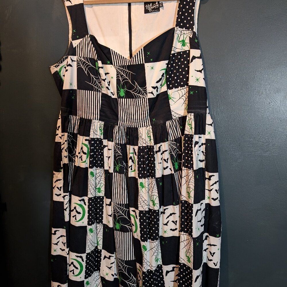 Black and White Bat Dress